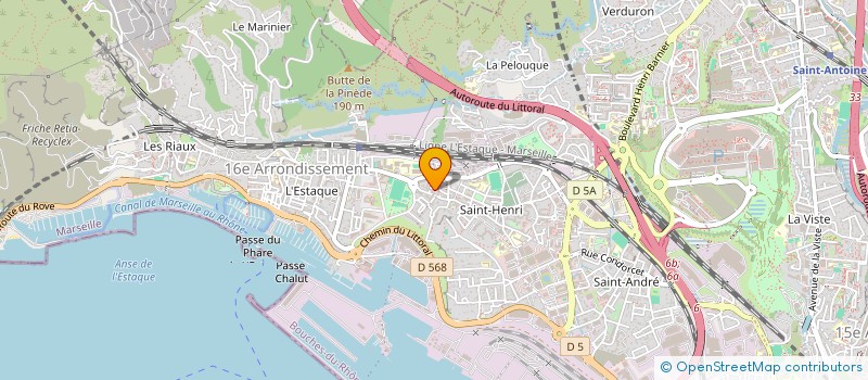 localisation de l'entreprise MONSIEUR ARNAUD RODRIGUEZ à MARSEILLE