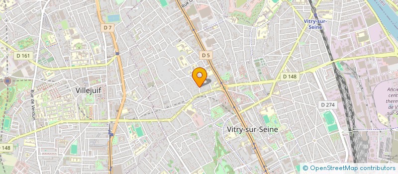 localisation de l'entreprise MONSIEUR ARNAUD ROGER  VITRY-SUR-SEINE