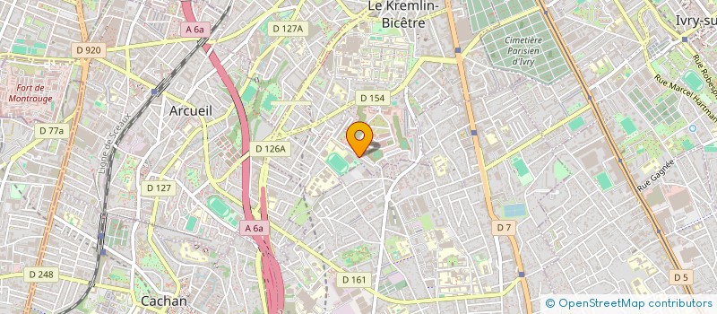 localisation de l'entreprise MONSIEUR ARNAUD ROGUES DE FURSAC  LE KREMLIN-BICETRE