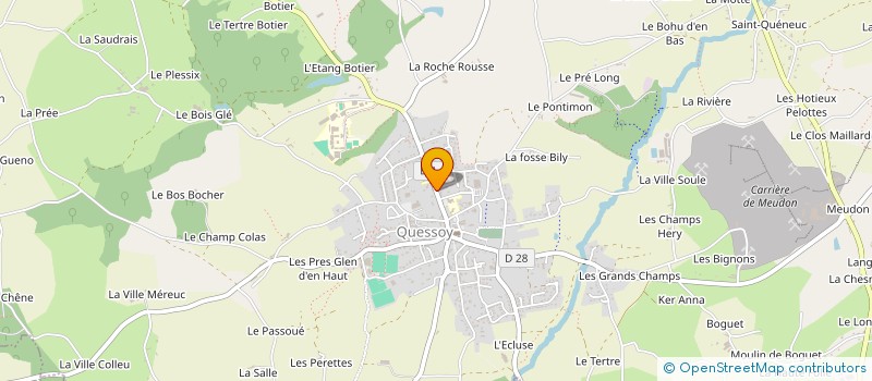 localisation de l'entreprise MONSIEUR ARNAUD ROHON  QUESSOY