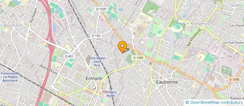localisation de l'entreprise MONSIEUR ARNAUD ROMATET  EAUBONNE