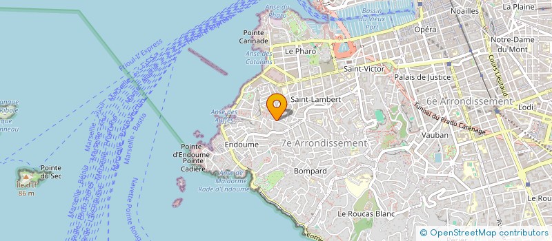 localisation de l'entreprise MONSIEUR ARNAUD RONDAN à MARSEILLE