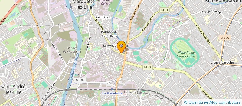 localisation de l'entreprise MONSIEUR ARNAUD RONDELEZ à MARCQ-EN-BARŒUL