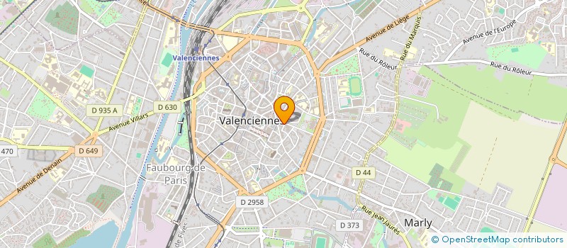 localisation de l'entreprise MONSIEUR ARNAUD RONNE à VALENCIENNES