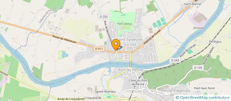 localisation de l'entreprise MONSIEUR ARNAUD ROTELLINI  SAINT SYLVESTRE SUR LOT