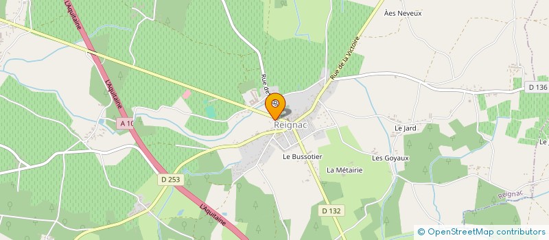 localisation de l'entreprise MONSIEUR ARNAUD ROUCHE  REIGNAC