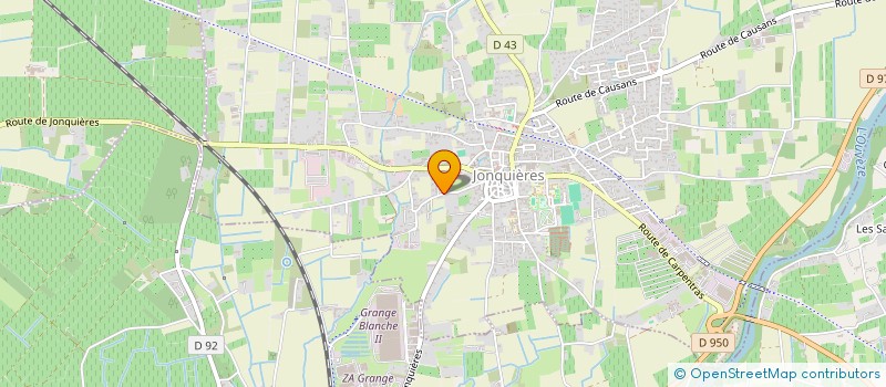 localisation de l'entreprise MONSIEUR ARNAUD ROUDIERE à JONQUIERES