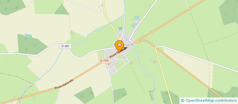 localisation de l'entreprise MONSIEUR ARNAUD ROUDILLON  CHEVAGNES