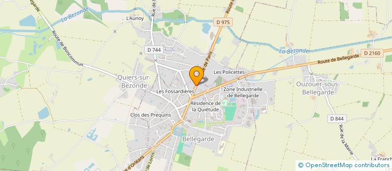 localisation de l'entreprise MONSIEUR ARNAUD ROUGE à BELLEGARDE