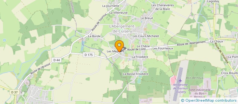 localisation de l'entreprise MONSIEUR ARNAUD ROUILLOT  L'ABERGEMENT-DE-CUISERY