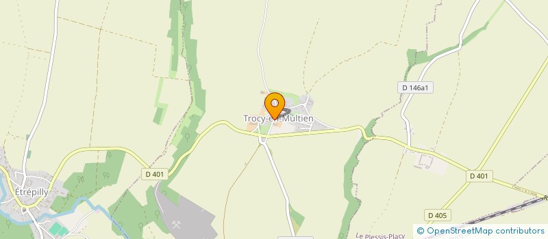 localisation de l'entreprise MONSIEUR ARNAUD ROUSSEAU  TROCY-EN-MULTIEN