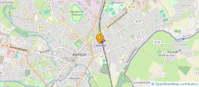 localisation de l'entreprise MONSIEUR ARNAUD ROUSSEL à ALENCON