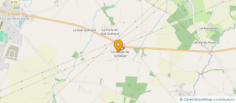 localisation de l'entreprise MONSIEUR ARNAUD ROUSSET  FAY-DE-BRETAGNE