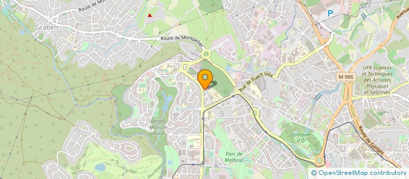localisation de l'entreprise MONSIEUR ARNAUD ROUSTIT à MONTPELLIER