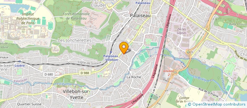 localisation de l'entreprise MONSIEUR ARNAUD ROUX  PALAISEAU