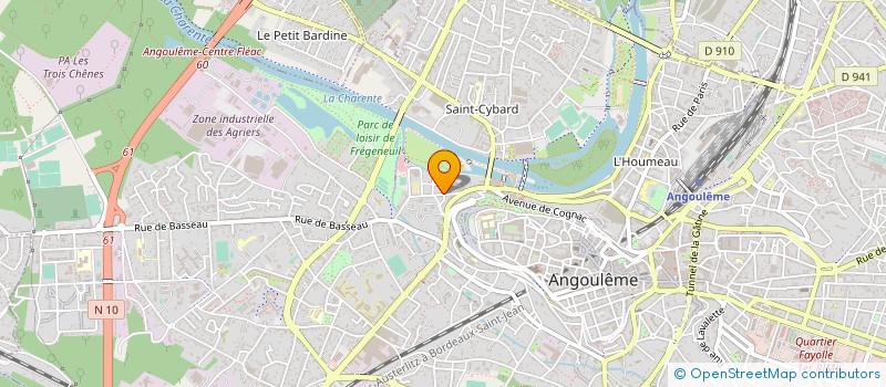 localisation de l'entreprise MONSIEUR ARNAUD ROY à ANGOULEME