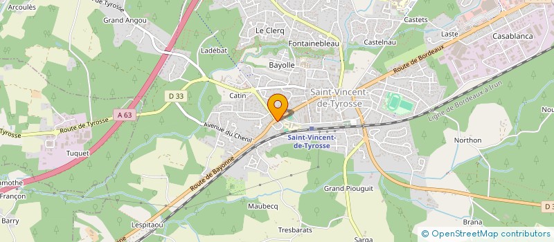 localisation de l'entreprise MONSIEUR ARNAUD ROY  MONCRABEAU