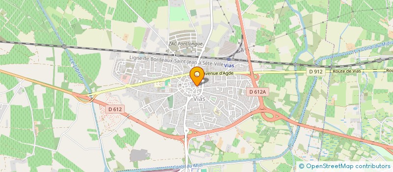 localisation de l'entreprise MONSIEUR ARNAUD ROYO  VIAS