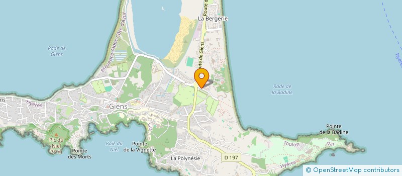 localisation de l'entreprise MONSIEUR ARNAUD RUCHE à HYERES