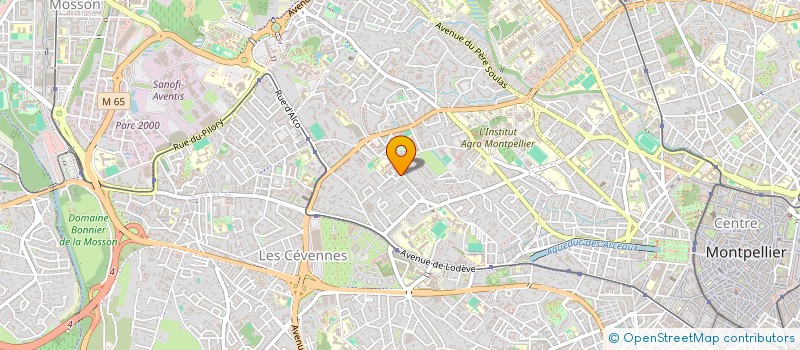 localisation de l'entreprise MONSIEUR ARNAUD RUFFAT à MONTPELLIER