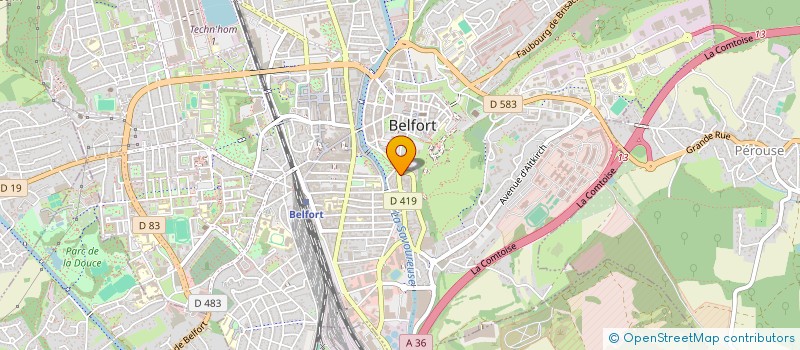 localisation de l'entreprise MONSIEUR ARNAUD RUFFIOT à BELFORT