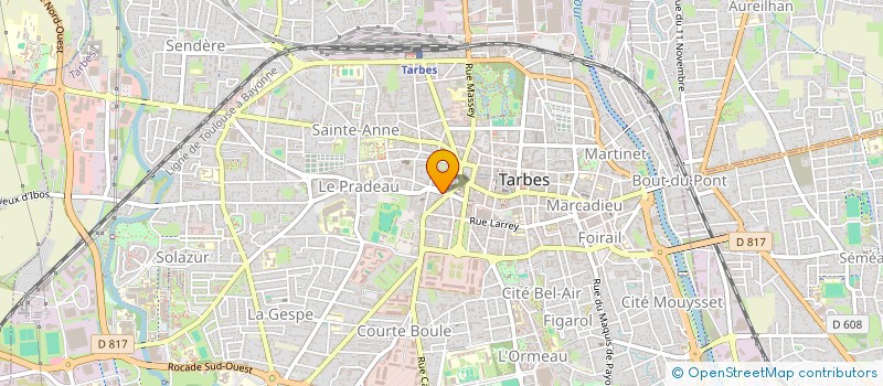 localisation de l'entreprise MONSIEUR ARNAUD SABASTIA  TARBES