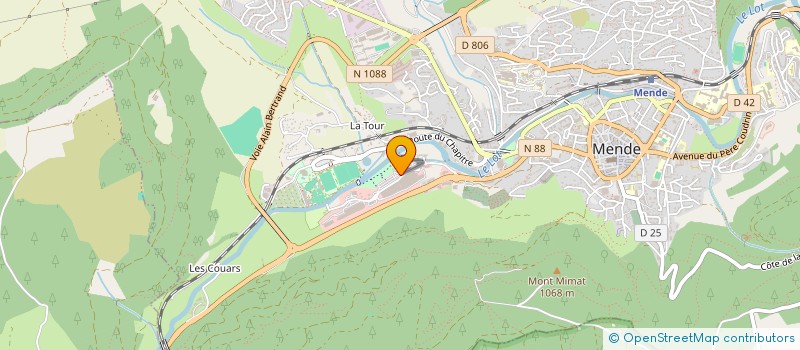 localisation de l'entreprise MONSIEUR ARNAUD SABATIER  LANUEJOLS