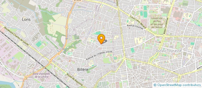 localisation de l'entreprise MONSIEUR ARNAUD SACAREAU à BILLERE