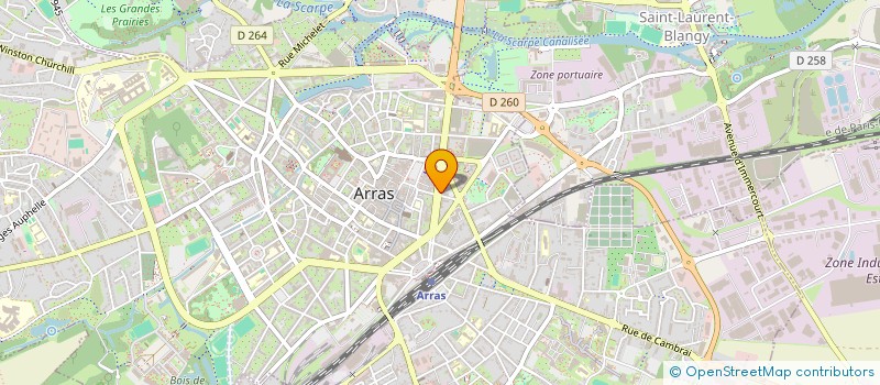 localisation de l'entreprise MONSIEUR ARNAUD SAILLIOT à ARRAS