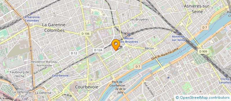 localisation de l'entreprise MONSIEUR ARNAUD SAINT-DIZIER à COURBEVOIE