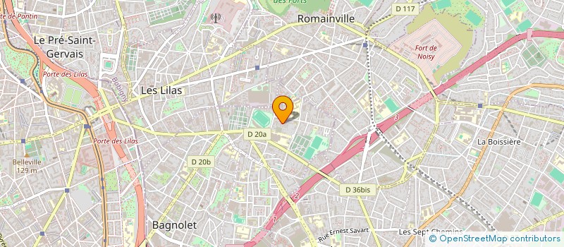 localisation de l'entreprise MONSIEUR ARNAUD SAINTE-ROSE-FRANCHINE à BAGNOLET