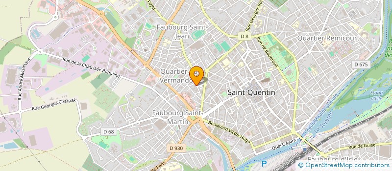 localisation de l'entreprise MONSIEUR ARNAUD SALON à SAINT-QUENTIN