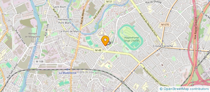 localisation de l'entreprise MONSIEUR ARNAUD SAMIER à MARCQ-EN-BARŒUL