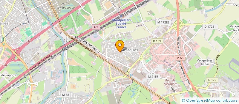 localisation de l'entreprise MONSIEUR ARNAUD SANCIER  LATTES