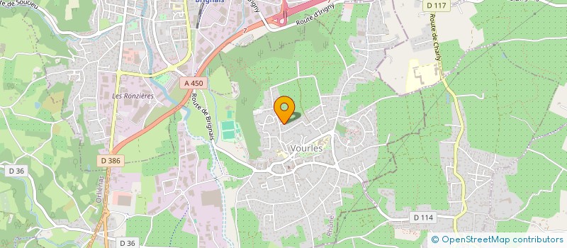 localisation de l'entreprise MONSIEUR ARNAUD SANTARELLI  VOURLES