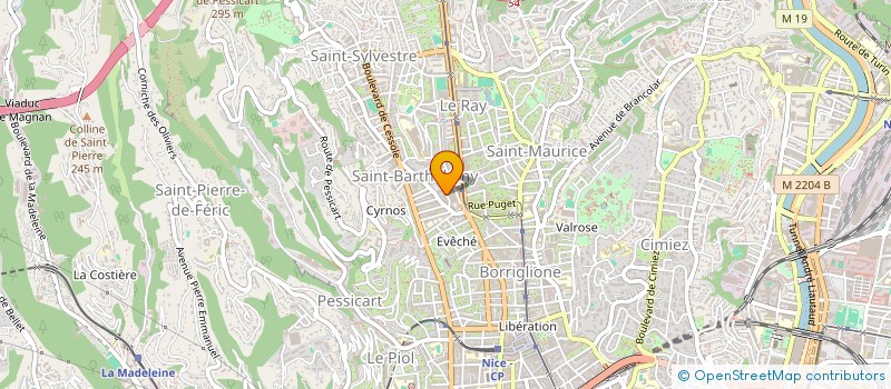 localisation de l'entreprise MONSIEUR ARNAUD SASSI à NICE