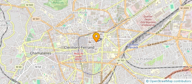 localisation de l'entreprise MONSIEUR ARNAUD SAUZEDDE à CLERMONT FERRAND