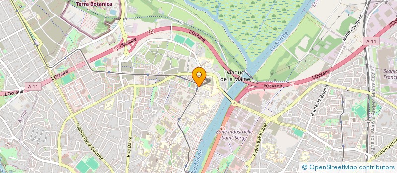 localisation de l'entreprise MONSIEUR ARNAUD SAVIN à ANGERS
