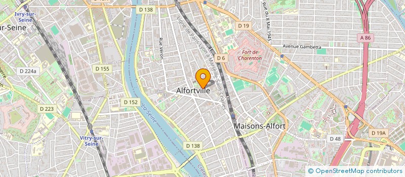 localisation de l'entreprise MONSIEUR ARNAUD SAVOLDELLI  ALFORTVILLE