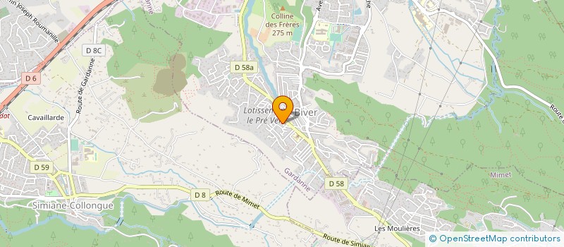 localisation de l'entreprise MONSIEUR ARNAUD SCAVONE à GARDANNE