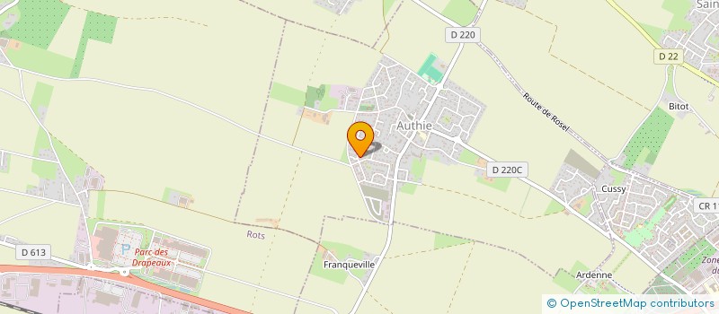 localisation de l'entreprise MONSIEUR ARNAUD SCELLES  AUTHIE