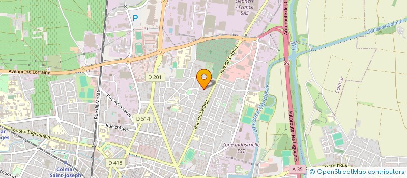 localisation de l'entreprise MONSIEUR ARNAUD SCHIELE  COLMAR