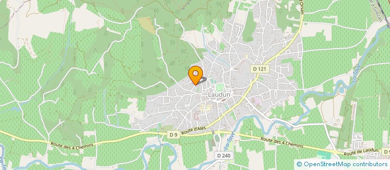 localisation de l'entreprise MONSIEUR ARNAUD SCHLAPPI  LAUDUN-L'ARDOISE