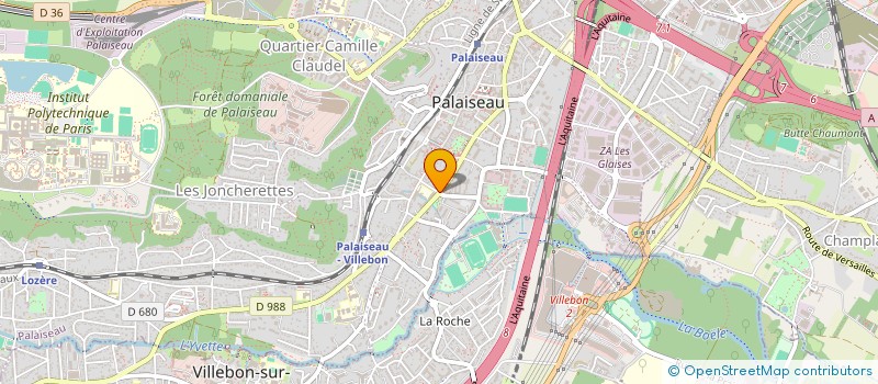 localisation de l'entreprise MONSIEUR ARNAUD SCHMIDLIN  PALAISEAU