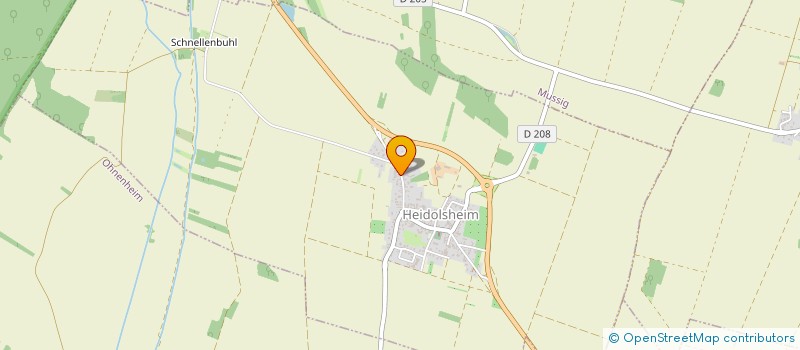 localisation de l'entreprise MONSIEUR ARNAUD SCHMITT  HEIDOLSHEIM