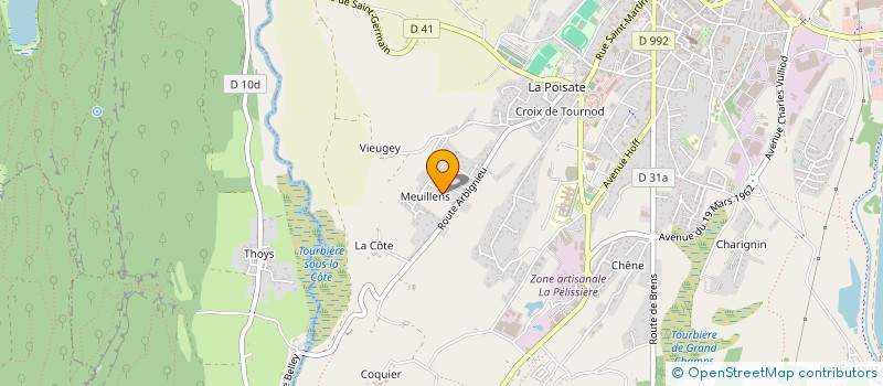 localisation de l'entreprise MONSIEUR ARNAUD SCHREIBER  BELLEY