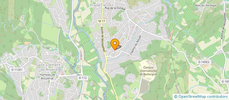 localisation de l'entreprise MONSIEUR ARNAUD SCHUMAN à PRADES-LE-LEZ