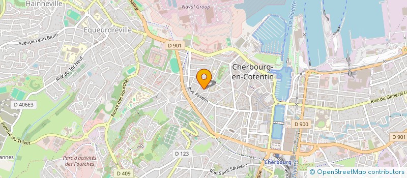 localisation de l'entreprise MONSIEUR ARNAUD SEGARD  CHERBOURG-EN-COTENTIN