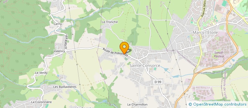 localisation de l'entreprise MONSIEUR ARNAUD SERRETTE à SAINTE-CONSORCE