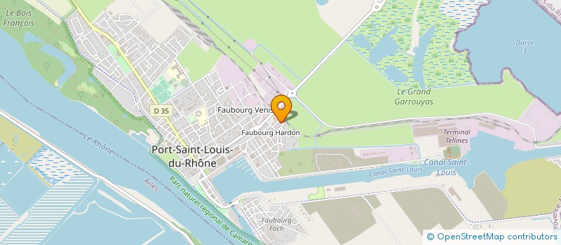 localisation de l'entreprise MONSIEUR ARNAUD SERVILLA à PORT-SAINT-LOUIS-DU-RHONE
